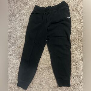 Black FILA sweat pants